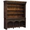 17th Century Gothic Revival Bookcase with Sideboard & Cherub Decoration, Image 1