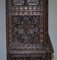 17th Century Gothic Revival Bookcase with Sideboard & Cherub Decoration 20