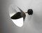 Lampada da parete Saturn Mid-Century nera di Serge Mouille, Immagine 3