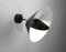 Mid-Century Modern Black Saturn Wall Lamp by Serge Mouille, Image 2