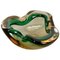 Large Multi-Color Murano Glass Shell Ashtray, Italy, 1970s 1