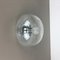 Vintage Ice Glass Bubble Wall Light from Hillebrand Leuchten, Germany, Image 2