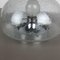 Vintage Ice Glass Bubble Wall Light from Hillebrand Leuchten, Germany, Image 14