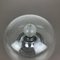 Vintage Ice Glass Bubble Wall Light from Hillebrand Leuchten, Germany 7