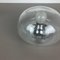 Vintage Ice Glass Bubble Wall Light from Hillebrand Leuchten, Germany, Image 6