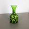 Large Vintage Pop Art Green Opaline Vase, Italy, 1970s 2