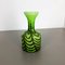 Large Vintage Pop Art Green Opaline Vase, Italy, 1970s 8