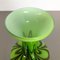 Large Vintage Pop Art Green Opaline Vase, Italy, 1970s 5