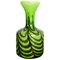 Large Vintage Pop Art Green Opaline Vase, Italy, 1970s 1