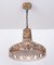 Floral Earthenware Pendant Lamp, 1960s, Image 8