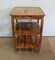 Directoire Style Blond Walnut Serving Trolley, Early 1800s, Image 13