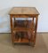 Directoire Style Blond Walnut Serving Trolley, Early 1800s, Image 2