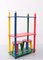 French Multicolored Bookcase & Stools by Pierre Sala, 1980, Set of 3 6
