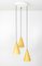 Yellow Pendant Lamp in Aluminum, 1960s 2