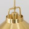 Mid-Century Danish Brass P-295 Adjustable Pendant Lamp by Fritz Schlegel for Lyfa, 1960s 6