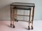 Hollywood Regency Style Nesting Tables with Wheels, 1960s, Set of 3 7