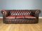 British Oxblood Leather Chesterfield Sofa, 1980s 1