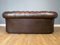 Britisches Ochsenblut Chesterfield Ledersofa, 1980er 4