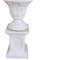 Concrete Garden Flower Planters with Pedestals, Set of 2, Image 5