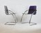 French Tubular Steel Mauve Acrylic Glass Chairs by Yves Christin for Airborne, 1970s, Set of 2 5