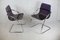 French Tubular Steel Mauve Acrylic Glass Chairs by Yves Christin for Airborne, 1970s, Set of 2, Image 20