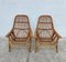 Bamboo Armchairs by George Coslin for Gervasoni, 1960s or 1970s, Set of 2, Image 3
