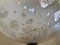 Lampadario in vetro satinato con bolle irregolari, Immagine 9