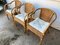 Rattan and Wicker Armchairs, Set of 3 10
