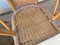 Rattan and Wicker Armchairs, Set of 3, Image 6
