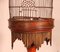 Bird Cage on Stand with Chinoiserie Decor, 19th Century 2