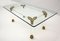 Mid-Century Coffee Table in Acrylic Glass and Brass with Snake Head Details, Italy, 1970s 4