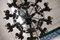 Large Wrought Iron Chandelier with 20 Bulbs, 1900s 14