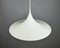 White Semi Pendant Lamp by Claus Bonderup & Torsten Thorup for Fog & Mørup, Denmark, 1960s 7
