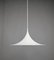 White Semi Pendant Lamp by Claus Bonderup & Torsten Thorup for Fog & Mørup, Denmark, 1960s 1