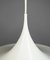 White Semi Pendant Lamp by Claus Bonderup & Torsten Thorup for Fog & Mørup, Denmark, 1960s 11