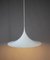 White Semi Pendant Lamp by Claus Bonderup & Torsten Thorup for Fog & Mørup, Denmark, 1960s 8