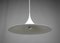 White Semi Pendant Lamp by Claus Bonderup & Torsten Thorup for Fog & Mørup, Denmark, 1960s 5