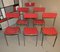Table with 6 Chairs in Steel and Formica, Italy, 1955, Set of 7 22