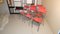 Table with 6 Chairs in Steel and Formica, Italy, 1955, Set of 7 4