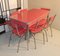 Tisch mit 6 Stühlen aus Stahl und Formica, Italien, 1955, 7er Set 30