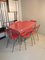 Table with 6 Chairs in Steel and Formica, Italy, 1955, Set of 7, Image 19