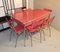 Table with 6 Chairs in Steel and Formica, Italy, 1955, Set of 7 26