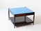 Italian Restyled Black and Blue Coffee Table by Fratelli Reguitti, 1950s 10