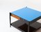 Italian Restyled Black and Blue Coffee Table by Fratelli Reguitti, 1950s 7