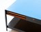 Italian Restyled Black and Blue Coffee Table by Fratelli Reguitti, 1950s 9