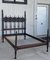 Early 20th Century Four Poster Lisbon Bed with Carved Medallions 6
