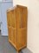 Vintage Boho Chic Wood Parisian Wardrobe, 1950s 7