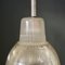 Lámpara colgante francesa industrial de Holophane, años 40, Imagen 3