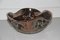 Metallic Ceramic Bowl by Giuseppe Mazzotti for MGA, 1950s 1