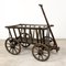 Antique German Goat Cart Farmhouse Wagon 9